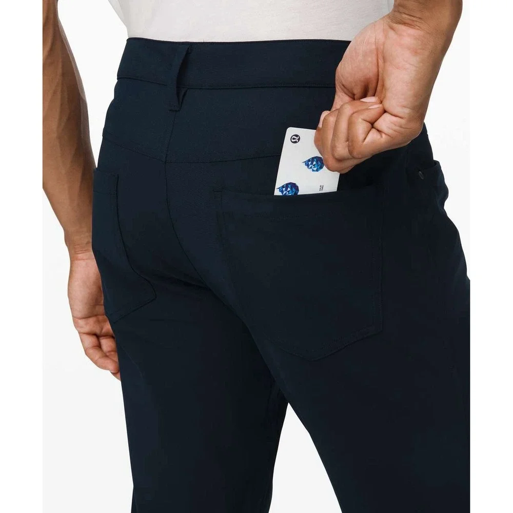 Lululemon ABC Pant Slim 32 x 28 *Warpstreme True Navy M5AD8S